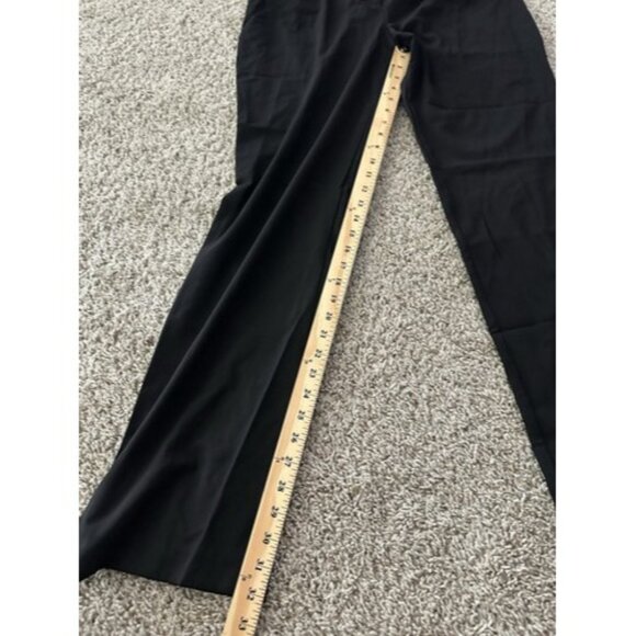 BCX Pants Juniors' Size 15 Black Bootcut Trouser Pants Work Wear Casual Faux - Picture 5 of 13